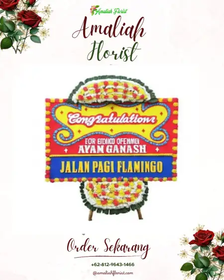 Sewa Papan Bunga Pajang
